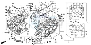 GL1800A drawing CYLINDER BLOCK