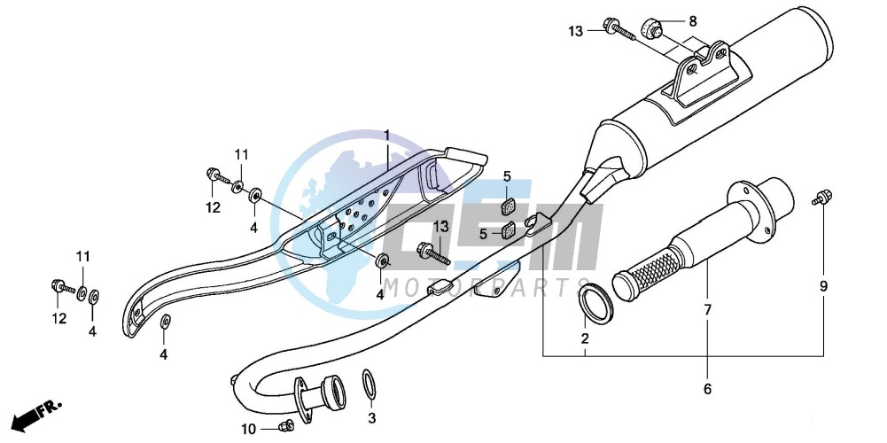 EXHAUST MUFFLER