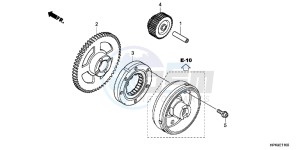 TRX420FEC drawing STARTING GEAR