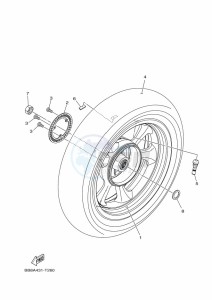 GPD125-A NMAX-125 (BALD) drawing FRONT BRAKE CALIPER