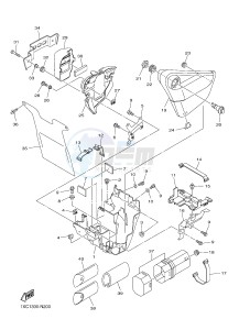 XVS950CU XV950 (1XC1) drawing SIDE COVER