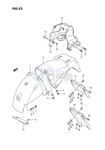 GSX1100 (E2) drawing REAR FENDER