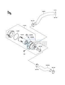 MULE 3010 4x4 KAF620E6F EU drawing Air Cleaner