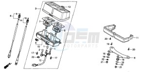 CG125 drawing METER