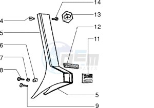 PX 200 E drawing Steering cover