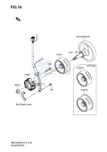 RM-Z250 (E19) drawing GENERATOR