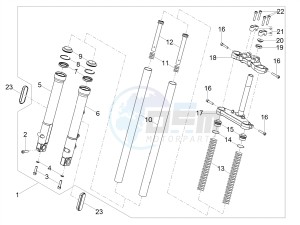 SX 50 E4 (EMEA) drawing Front fork