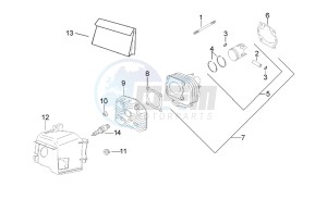 Rally 50 Air drawing Cilinder head