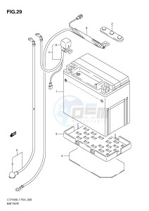 LT-F400 (P24) drawing BATTERY