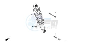 CBR125R drawing REAR CUSHION