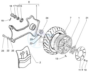 Runner 200 VXR 4t drawing Rear Wheel