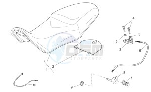 Griso V 8V 1200 drawing Saddle