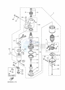 FL115AET1X drawing STARTER-MOTOR