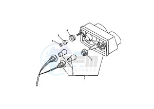 YZF R1 1000 drawing TAILLIGHT