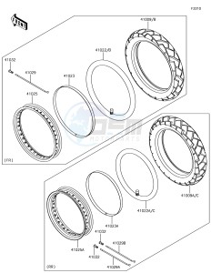 VERSYS-X 300 ABS KLE300CHF XX (EU ME A(FRICA) drawing Tires