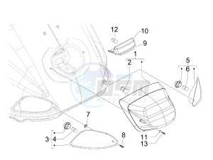 LX 150 4T USA drawing Tail light - Turn signal lamps