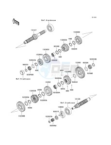 VN 1500 B [VULCAN 88 SE] (B1-B3) N8FA drawing TRANSMISSION