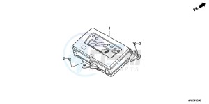 TRX500FED TRX500FE Europe Direct - (ED) drawing METER