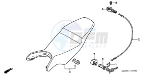 VFR8009 Europe Direct - (ED / MME TWO) drawing SEAT