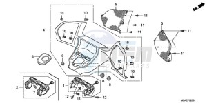 GL18009 SI / AB NAV - (SI / AB NAV) drawing METER PANEL