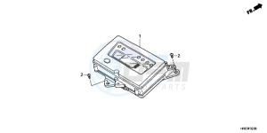 TRX500FPED TRX500FPE ED drawing METER