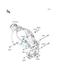 NINJA_ZX-10R_ABS ZX1000KDF FR XX (EU ME A(FRICA) drawing Engine Mount