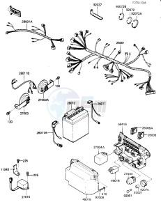 ZX 900 A [NINJA] (A1-A2) NINJA 900 drawing CHASSIS ELECTRICAL EQUIPMENT