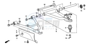 TRX500TM drawing FRONT ARM