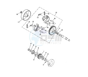 PW 50 drawing CLUTCH