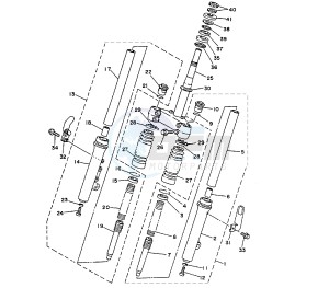 XC FLY ONE 150 drawing FRONT FORK