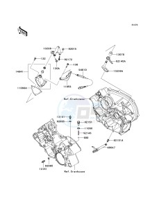 KSV 700 A [KFX700 AND V FORCE] (A1-A2) [KFX700 AND V FORCE] drawing GEAR CHANGE MECHANISM