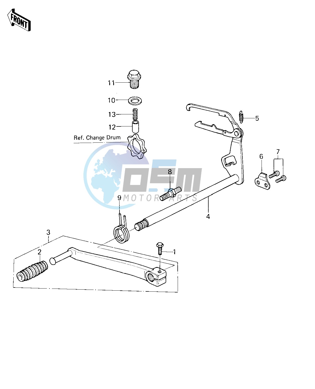 GEAR CHANGE MECHANISM