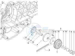 Liberty 200 4t (N15000U01) drawing Driving pulley