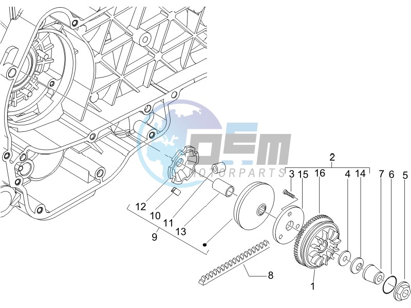 Driving pulley