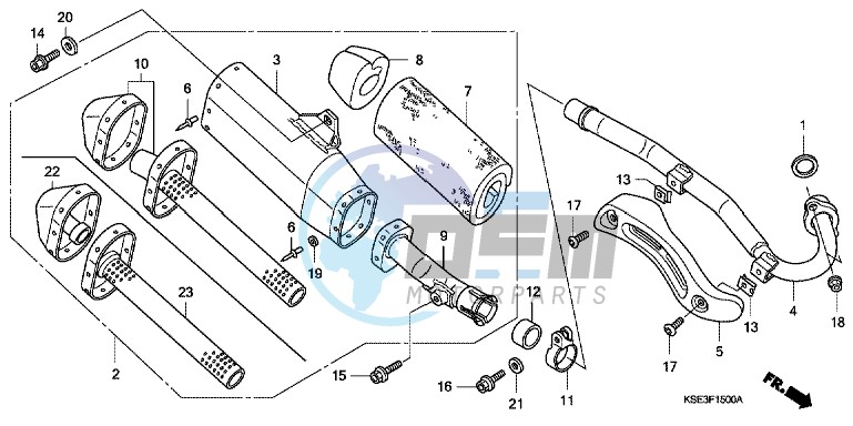 EXHAUST MUFFLER