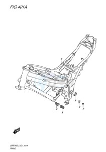 GSR750Z EU drawing FRAME