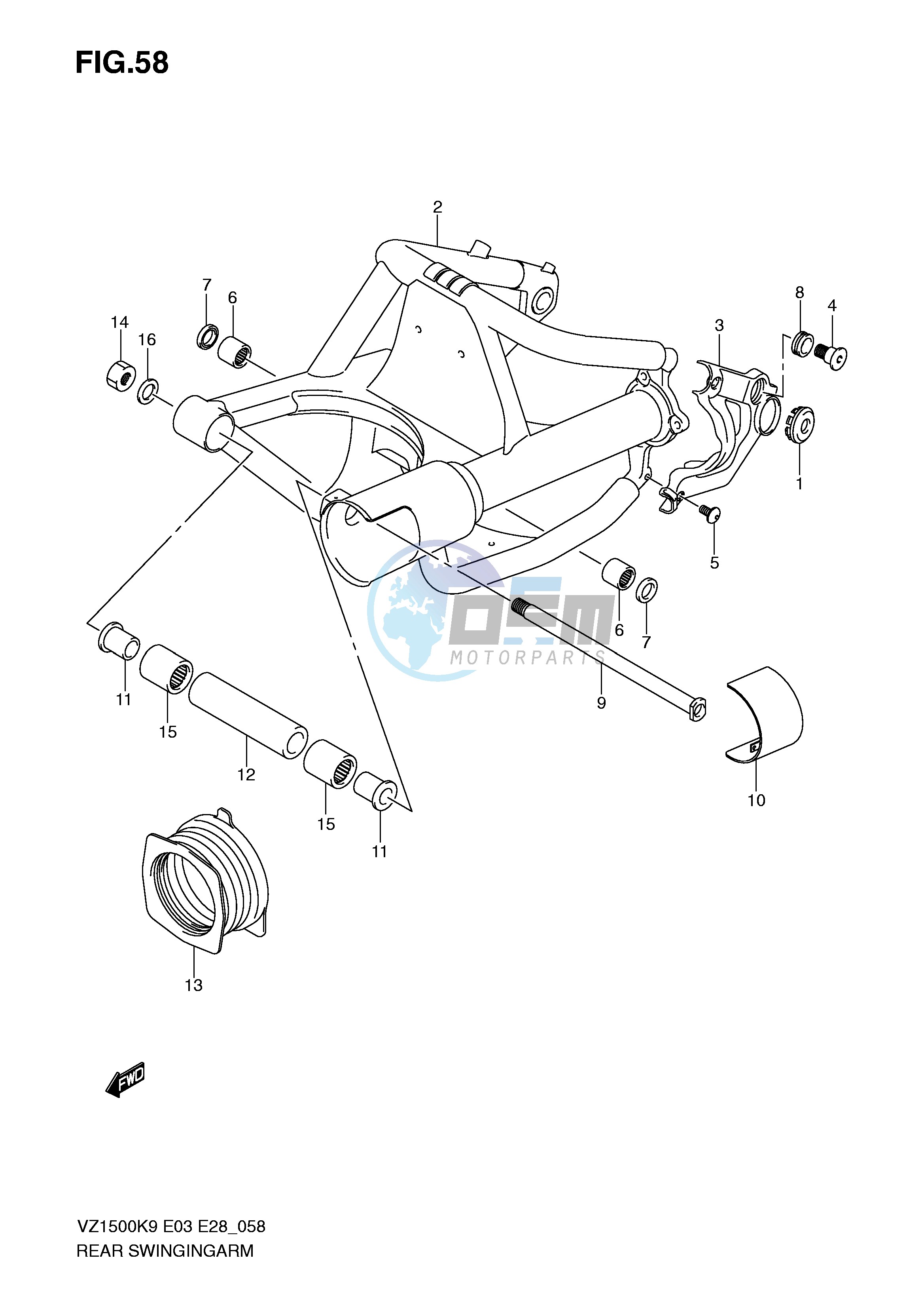 REAR SWINGINGARM