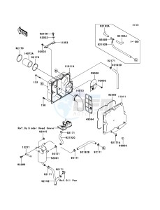 JET SKI STX-15F JT1500A8F FR drawing Air Cleaner