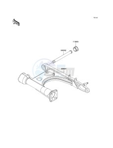 VN 1500 E [VULCAN 1500 CLASSIC] (E7) [VULCAN 1500 CLASSIC] drawing SWINGARM