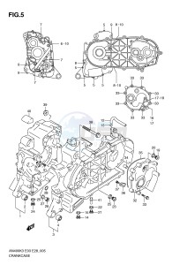 AN400 (E3-E28) Burgman drawing CRANKCASE