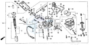 CG125M drawing CARBURETOR (1)