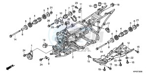 TRX420TMD TRX420 Europe Direct - (ED) drawing FRAME BODY