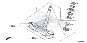 VFR1200XLE CrossTourer 2ED drawing STEERING STEM