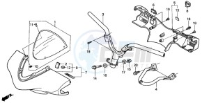 NES125 drawing HANDLE PIPE/HANDLE COVER