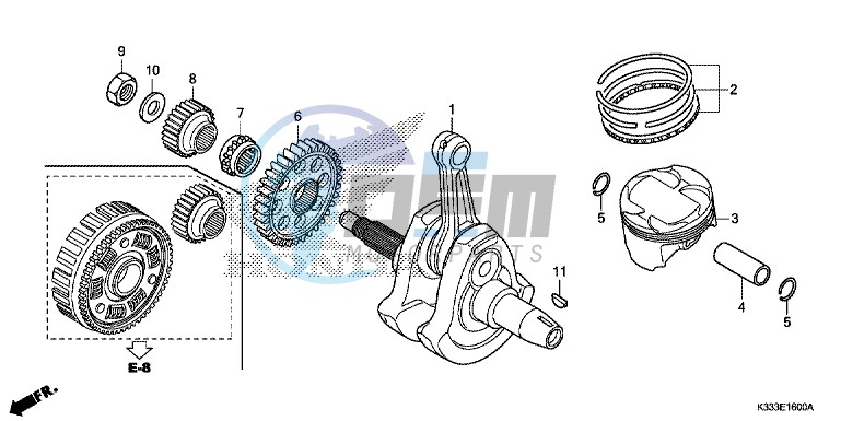 CRANKSHAFT/ PI STON