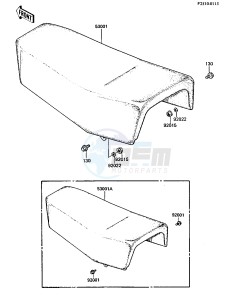 KDX 250 B [KDX250] (B3-B4) [KDX250] drawing SEAT