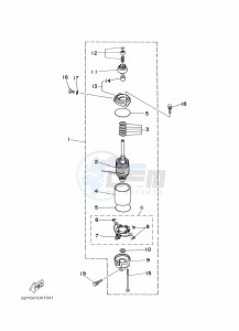 F50A drawing STARTER-MOTOR