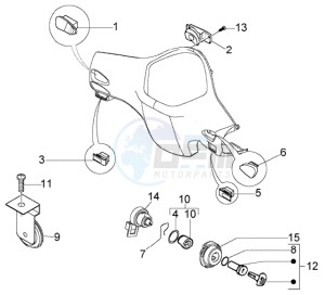 LX 50 4T drawing Handlebar switches