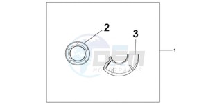 CBR1000RA9 Australia - (U / ABS MME) drawing CARBON CRANKCASE COVER SET