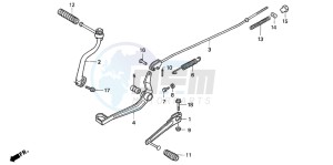 XR80R drawing PEDAL